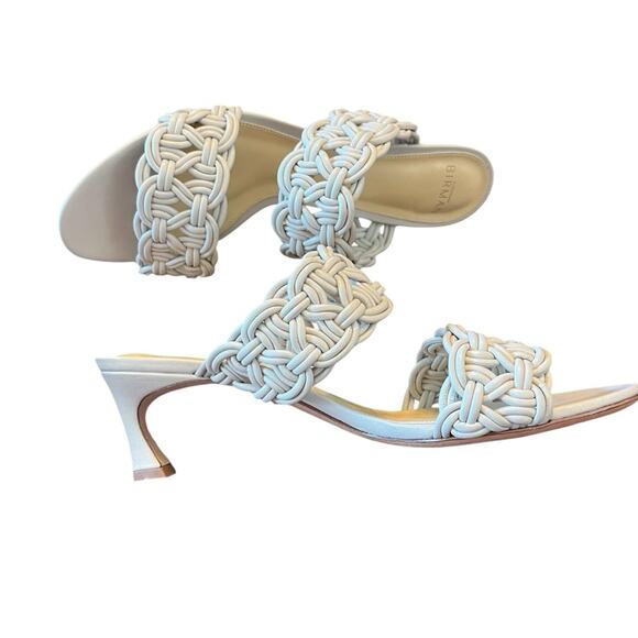 Alexandre Birman Sammy 50MM Braided Leather Sandals Slip On NEW EU 36.5 US 5.5 - Picture 8 of 12